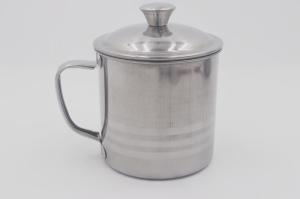 FDA 5pcs 9cm Daily Stainless Steel Mug With Lid