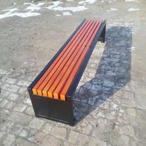 China Eco Forest Bamboo Park Bench Customized Size E0 Formaldehyde Standard wholesale