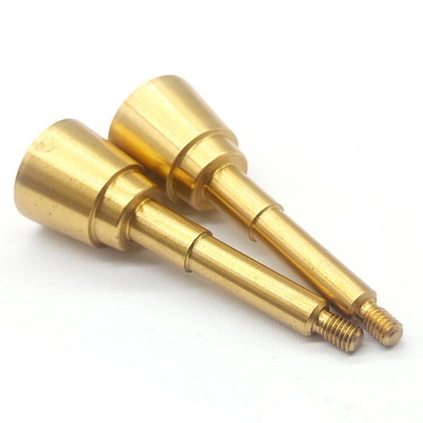 High Precision CNC Turning Parts Anodized CNC Turning Machining Parts Gold