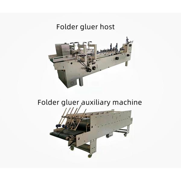 Fully Automatic Cardboard Box Folder Gluer Machine with Video Outgoing-Inspection
