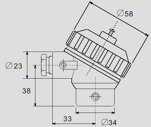 KME Aluminium Thermocouple Connection Head For Thermocouples