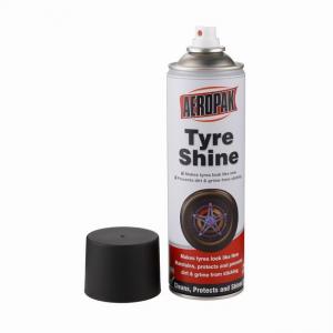 China Tinplate Can Car Care Products Aeropak 500ml Tyre Polisher wholesale