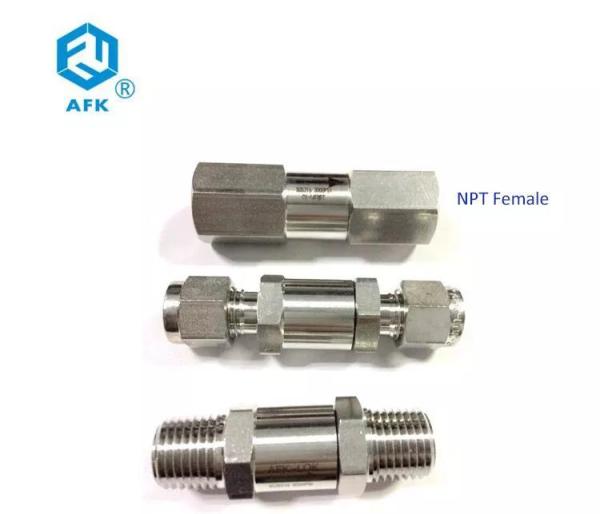Quality OD Connection Air Compressor Check Valve 1/8 1/4 3/8 1/2 3/4 Silver Color for sale
