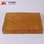 150 Degree Packaging Hot Melt Adhesive Kraft Paper Adhesive Tape Yellow TPR