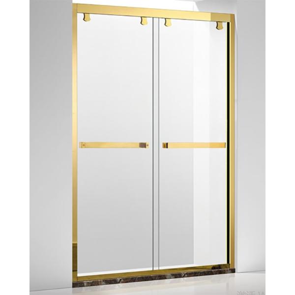 Lightweight Shower Room Accessories Waterproof Sliding Glass Door Clamp Stainless Steel