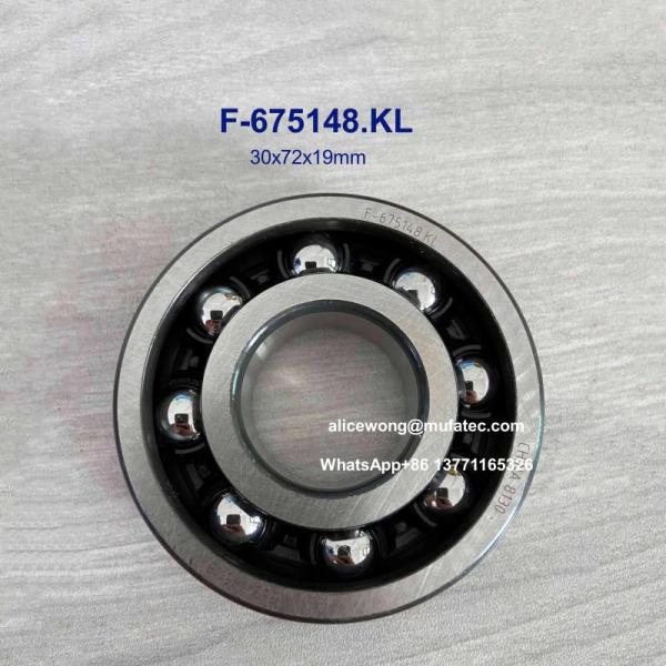 F-675148.KL Auto Transmission Bearings 30x72x19mm Ball Bearings With Nylon Cage