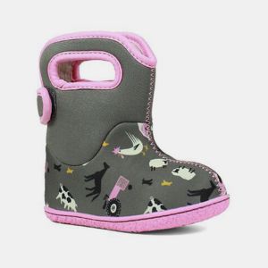 ISO9001 Animal Print Rain Boots , Neoprene Baby Girl Rain Boots