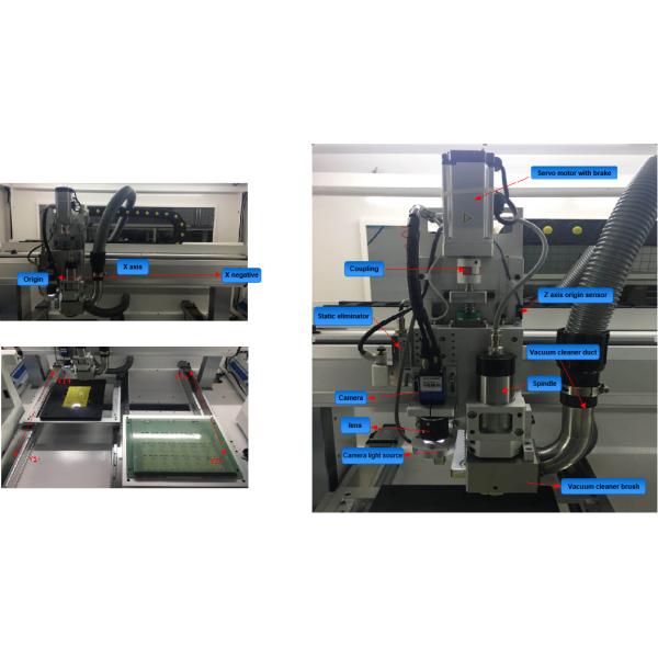 Laser Automatic Pcb Cutting Machine High Efficiency Singlation Dual Workstation