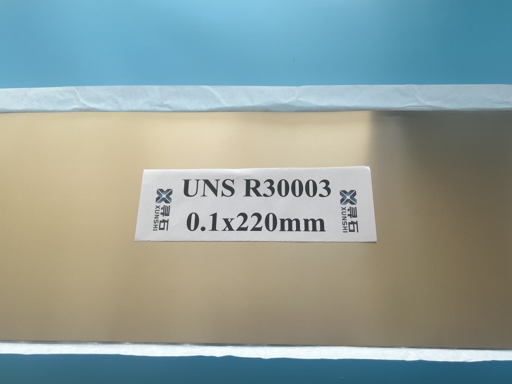 AMS 5876 R30003 3J21 high strength non magnetic anti-corrosion elastic alloy strip