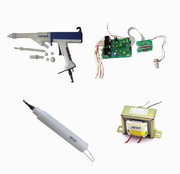 Quality 12V Manual Metal Electrostatic Powder Coating Gun for sale