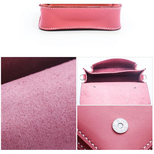 Pink Women PU Leather Belt Buckle Square Shoulder Bag Casual Flap Crossbody