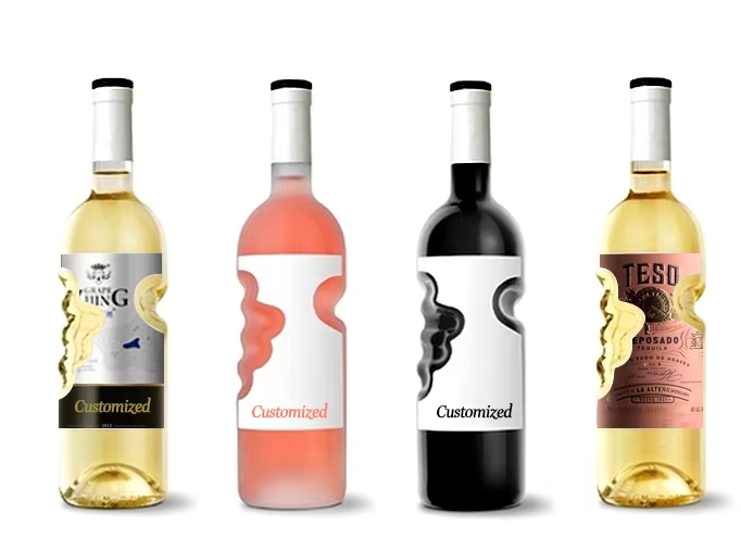 750ml Red Wine Bottles - Wholesale Price, Frosted/Transparent Options, Suitable