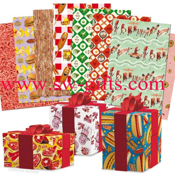 Quality Metallic Christmas wrapping paper gift wrapping paper Supplier Metallic Foil for sale