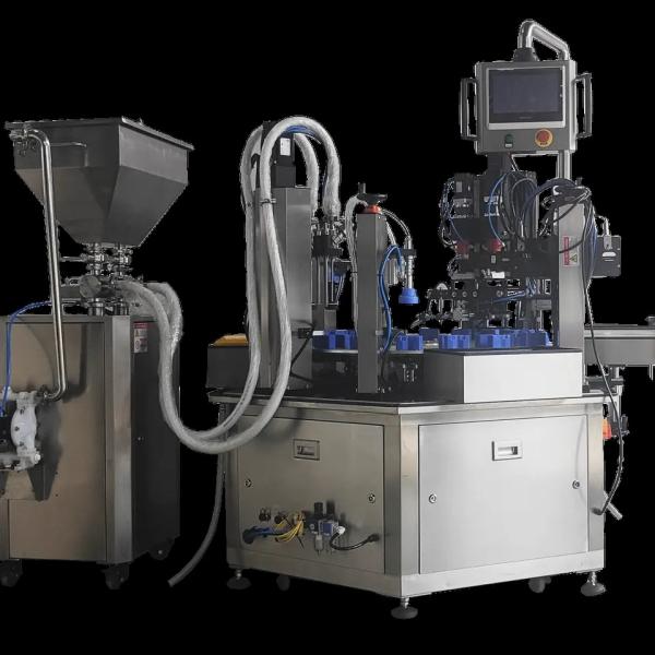 All In One Liquid Filling And Capping Machine For Cosmetic Cream Juice Beverage