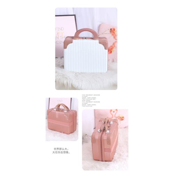 14 inch makeup bag Storage bag on the suitcase short-term women's travel bag toiletry bag business trip cosmetic box can be hung with password box