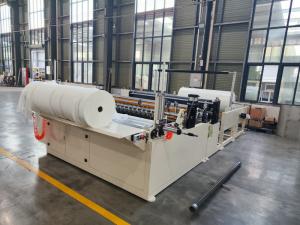 China Automatic Jumbo Roll Tissue Slitting Machine And Rewinding Machine For Manufacturing Plants wholesale