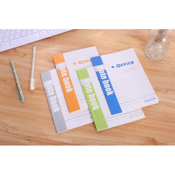 32k School Cute Stationery Flower Printed Paper Kraft Notebooks Soft Cover Customized