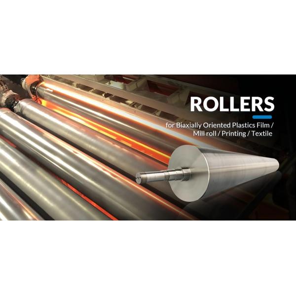 Tungsten Carbide MDO Stretching Roller BOPP Film Heavy Duty Industrial Rollers