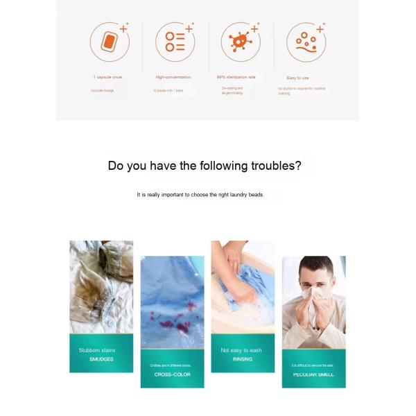 Single Cavity Bulk Laundry Pods 25g Green Purple Scented Laundry Pods