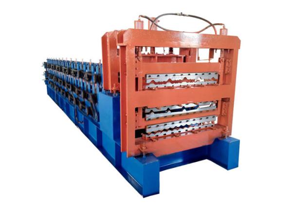 Quality Triple Layer Roofing Sheet Roll Forming Machine Capacity 5T For Three Different Profile for sale