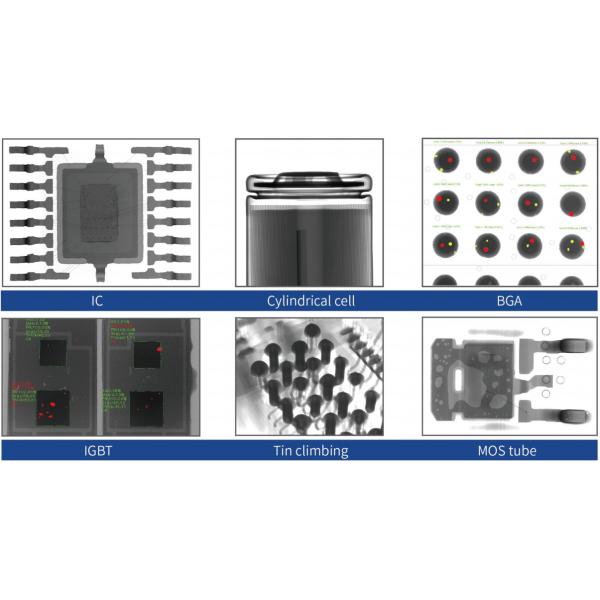 Sample inspection image from Unicomp X-ray AX9100max
