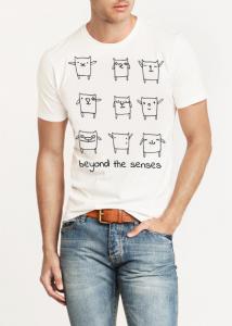 China Mens organic GOTS certified cotton T shirt Printed wholesale