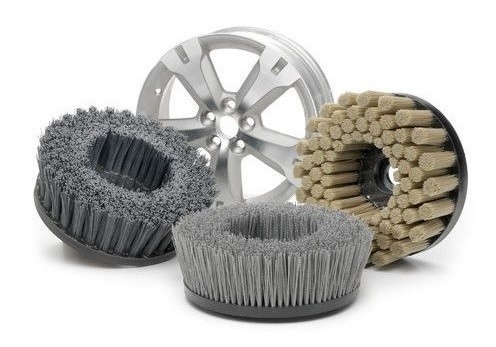Abrasive Nylon Disc Brush For Car Wheel Deburring Hub Polishing