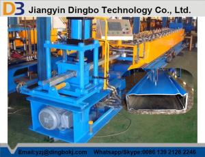 China Shelving Box Beam Warehouse Rack Roll Forming Machine With Cr 12 Quenched Cutter wholesale