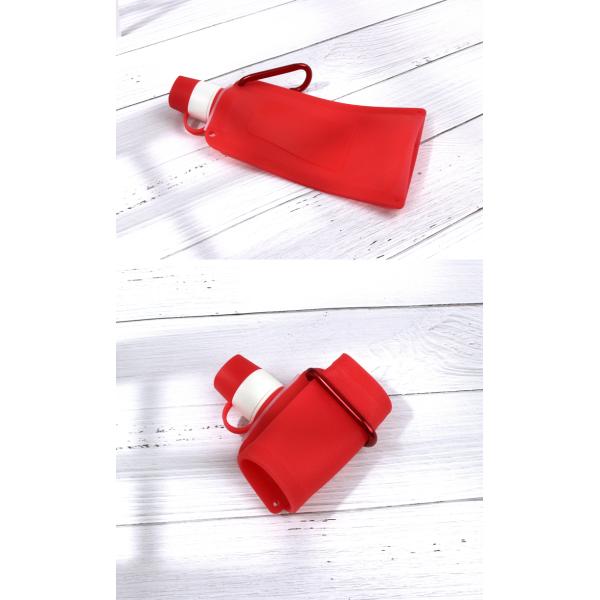Eco Friendly 500ml Silicone Expandable Water Bottle