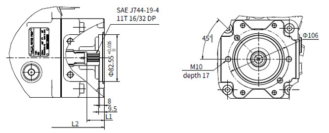 Trailer Hydraulic Power Control Unit With Cut-Off / Load Sense Control Electro-Proportional Torque