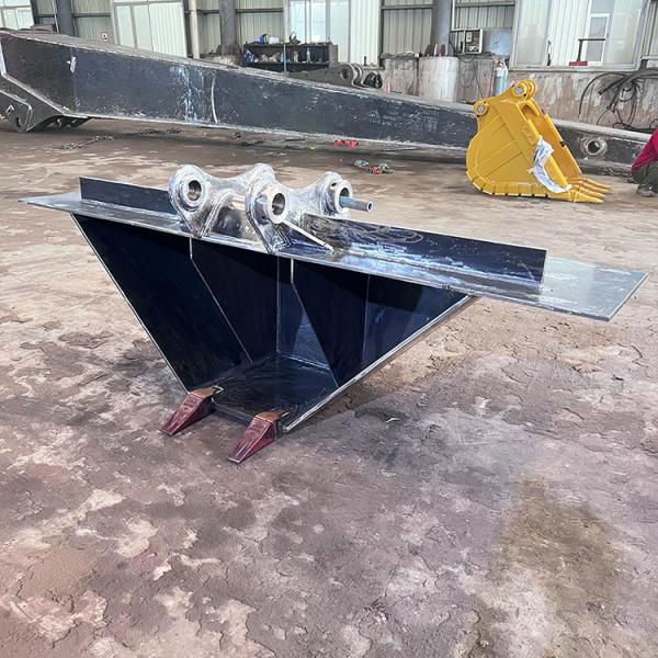Quick Delivery V Ditching Bucket For Excavator , Durable Trapezoidal V Ditch Bucket