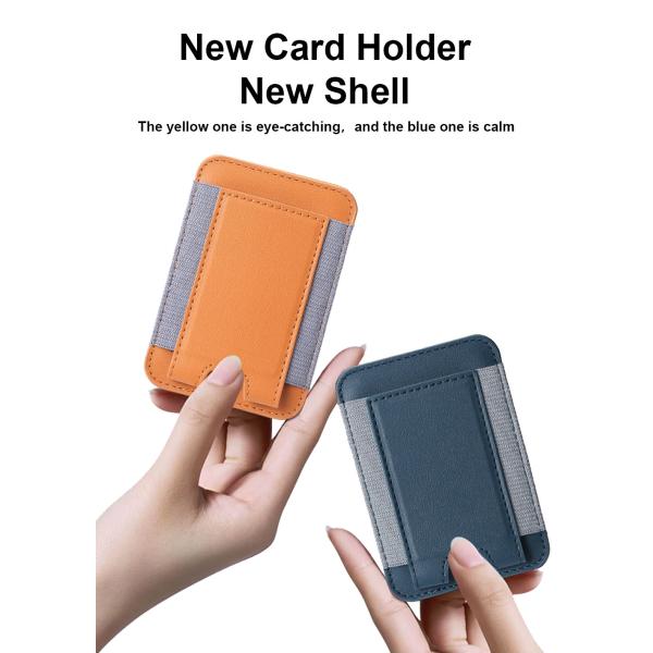 Vegan Leather Magsafe Wallet Origami iPhone Magnetic Card Holder OEM / ODM