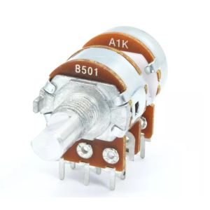 Buy cheap Dual 250v A10k Potentiometer 6 Pin 16mm from wholesalers