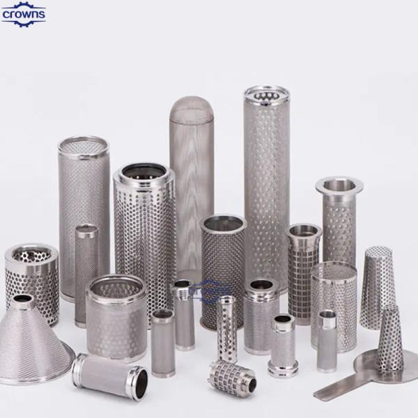 Stainless Steel 25 50 Micron 9x1 Inch Size Terp Tubes Mesh Screen Filter Tubes