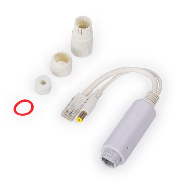 DC12V 1A standard IEEE802.3af 100Mbit POE Splitter PD support 37V-57V voltage transmission