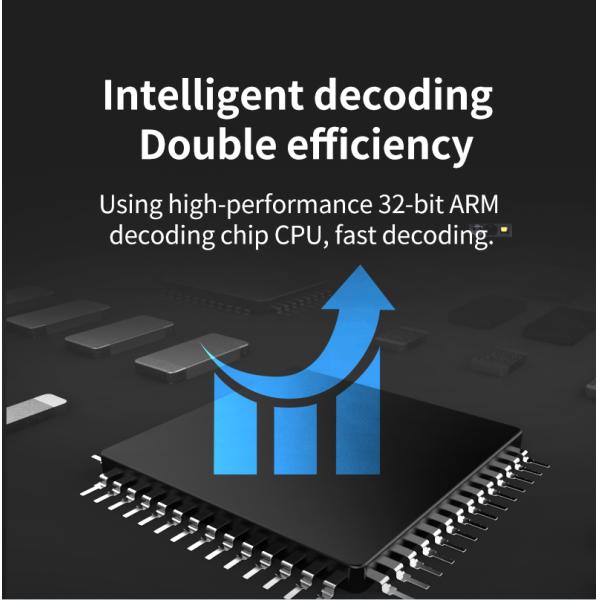 USB Laser CMOS Barcode Scanner Wired Handheld Bar Code Scanner Reader Black