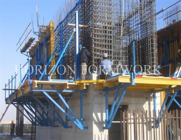 Quality H20 Beam Automatic Climbing Formwork 5.40m Working Height Movable Horizontally for sale