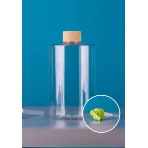 China Airless 260ML PET Transparent Refill Perfume Spray Bottles wholesale