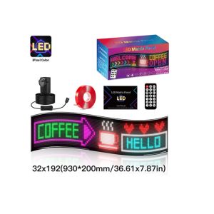 32*192 Double Row Programmable Led Display Trucks Interactive Animation Flexible