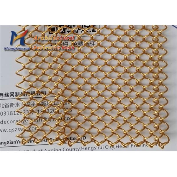 Aluminium Furniture Metal Coil Drapery Curtain Exhibition Hall Decorative Partition