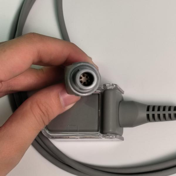 SHEC1 Blood Oxygen Probe Extension Cable 2M DB9 Adapter To LEMO Plug 6 Pin Double Slot L2.0m