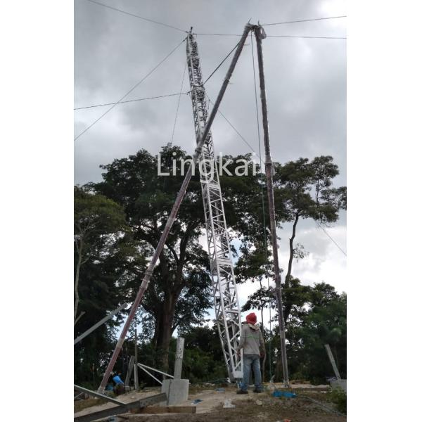 Tower Erection Gin Poles Of Power Line Construction Equipment