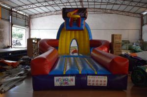 China PVC Material Inflatable Sport Games , Exciting Slam Dunk Inflatable Basketball Game wholesale