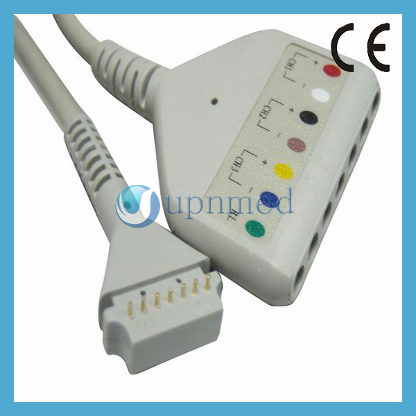 China Burdick 7 lead Holter ECG trunk cable wholesale