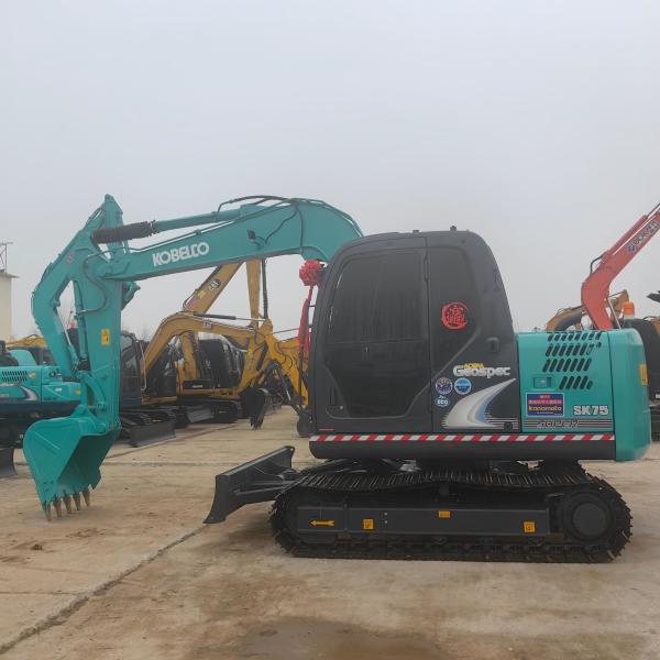 2024 Year 7 Ton Mini Machine Used Kobelco 75 Excavator
