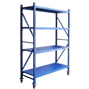 50mm Medium Duty Racking 200kg Adjustable Steel Rack Blue