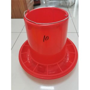 Broiler Duck Quail Bucket Poultry Feeder Drinker