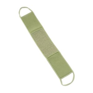 China Bamboo Fiber Back Scrubber Strap , Green Hemp Shower Back Washer wholesale
