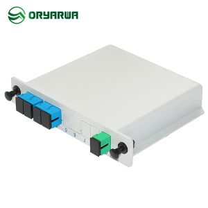 China 1x4 Casstte PLC Splitter Fiber Optic SC UPC Connector wholesale