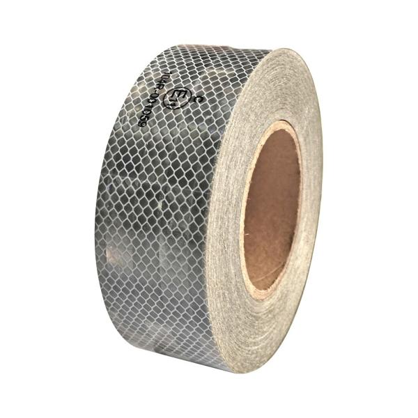 Truck Safety Conspicuity Aluminized Reflective Sticker White Metallized ECE Reflective Tape